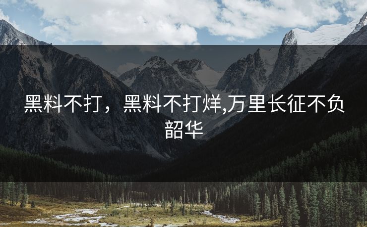 黑料不打,黑料不打烊,万里长征不负韶华 黑料不打,黑料不打烊,万里长征不负韶华